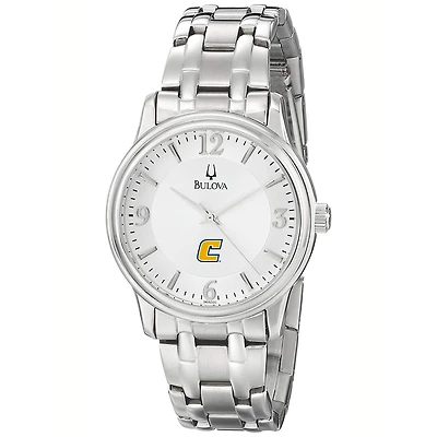 Men's Bulova  Silver Tennessee Chattanooga Mocs