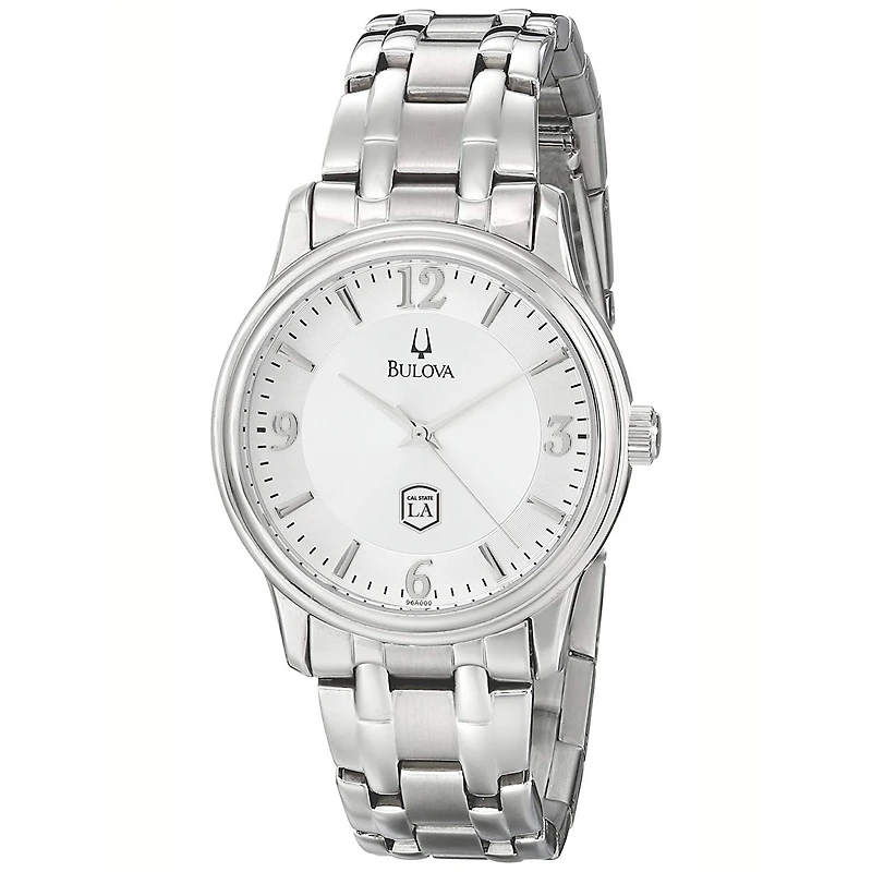 Men's Bulova  Silver Cal State L.A. Golden Eagles
