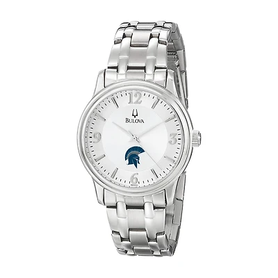 Men's Bulova  Silver Case Western Reserve Spartans
