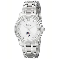 Men's Bulova  Silver Catholic University Cardinals