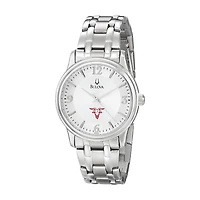Men's Bulova  Silver Worcester Polytechnic Institute Engineers