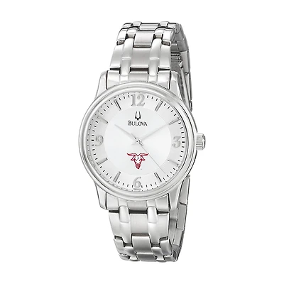 Men's Bulova  Silver Worcester Polytechnic Institute Engineers