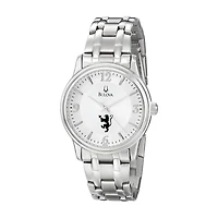 Men's Bulova  Silver St. Olaf Oles