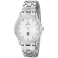 Men's Bulova  Silver Detroit Mercy Titans