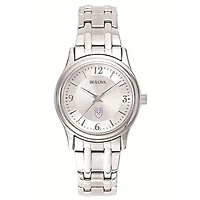 Women's Bulova Silver Emory Eagles Stainless Steel Quartz Watch