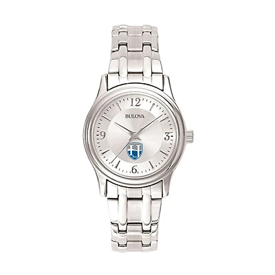 Women's Bulova Silver Hood College Blazers Stainless Steel Quartz Watch