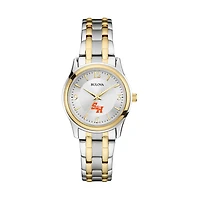 Women's Bulova Silver/Gold Sam Houston State Bearkats Classic Two-Tone Round Watch