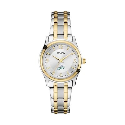 Women's Bulova Silver/Gold Florida Gulf Coast Eagles Classic Two-Tone Round Watch