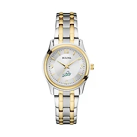 Women's Bulova Silver/Gold Florida Gulf Coast Eagles Classic Two-Tone Round Watch