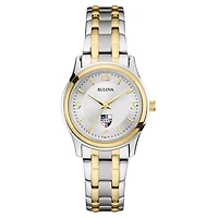 Women's Bulova Silver/Gold Catholic University Cardinals Classic Two-Tone Round Watch