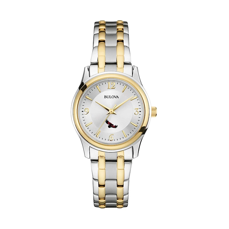 Women's Bulova Silver/Gold Saint Joseph's Hawks Classic Two-Tone Round Watch