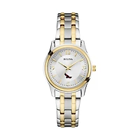 Women's Bulova Silver/Gold Saint Joseph's Hawks Classic Two-Tone Round Watch