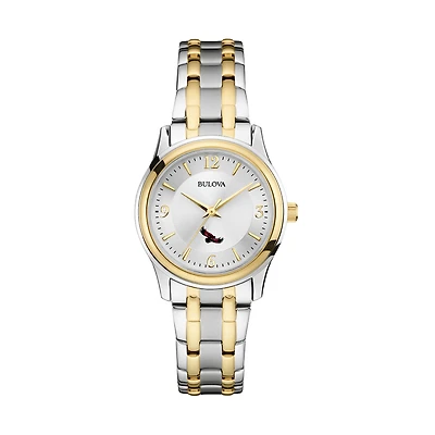 Women's Bulova Silver/Gold Saint Joseph's Hawks Classic Two-Tone Round Watch