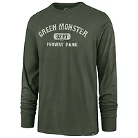 Men's '47 Green Boston Red Sox Distressed Green Monster Long Sleeve T-Shirt
