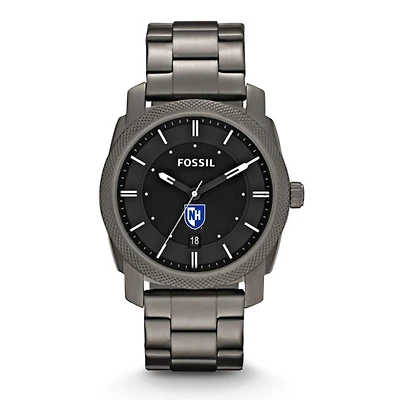 Fossil New Hampshire Wildcats Machine Smoke Stainless Steel Watch
