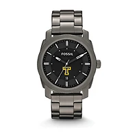 Fossil Trinity Bantams Machine Smoke Stainless Steel Watch