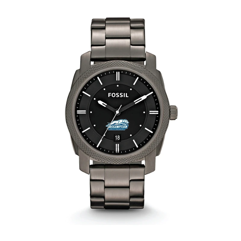 Fossil Assumption Greyhounds Machine Smoke Stainless Steel Watch