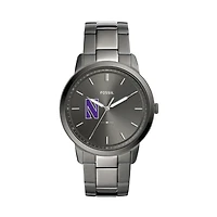 Fossil Northwestern Wildcats The Minimalist Three-Hand Smoke Watch