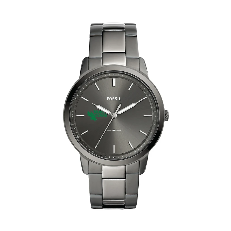 Fossil North Texas Mean Green The Minimalist Three-Hand Smoke Watch