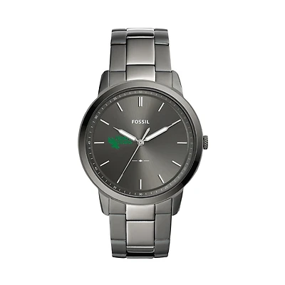 Fossil North Texas Mean Green The Minimalist Three-Hand Smoke Watch
