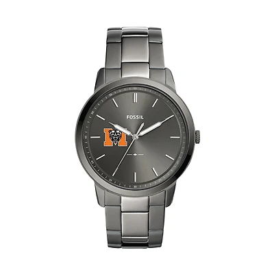Fossil Mercer Bears The Minimalist Three-Hand Smoke Watch