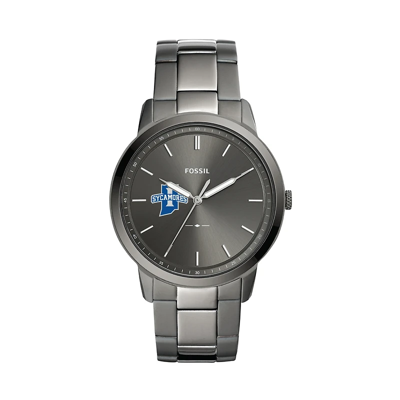 Fossil Indiana State Sycamores The Minimalist Three-Hand Smoke Watch