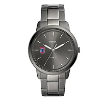 Fossil Detroit Mercy Titans The Minimalist Three-Hand Smoke Watch
