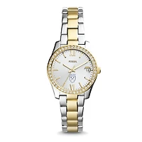 Women's Fossil Emory Eagles Scarlette Mini Two-Tone Stainless Steel Watch
