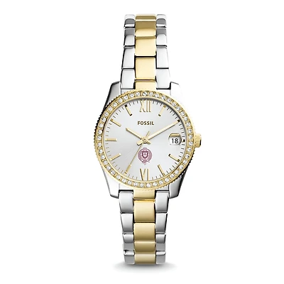Women's Fossil Fordham Rams Scarlette Mini Two-Tone Stainless Steel Watch