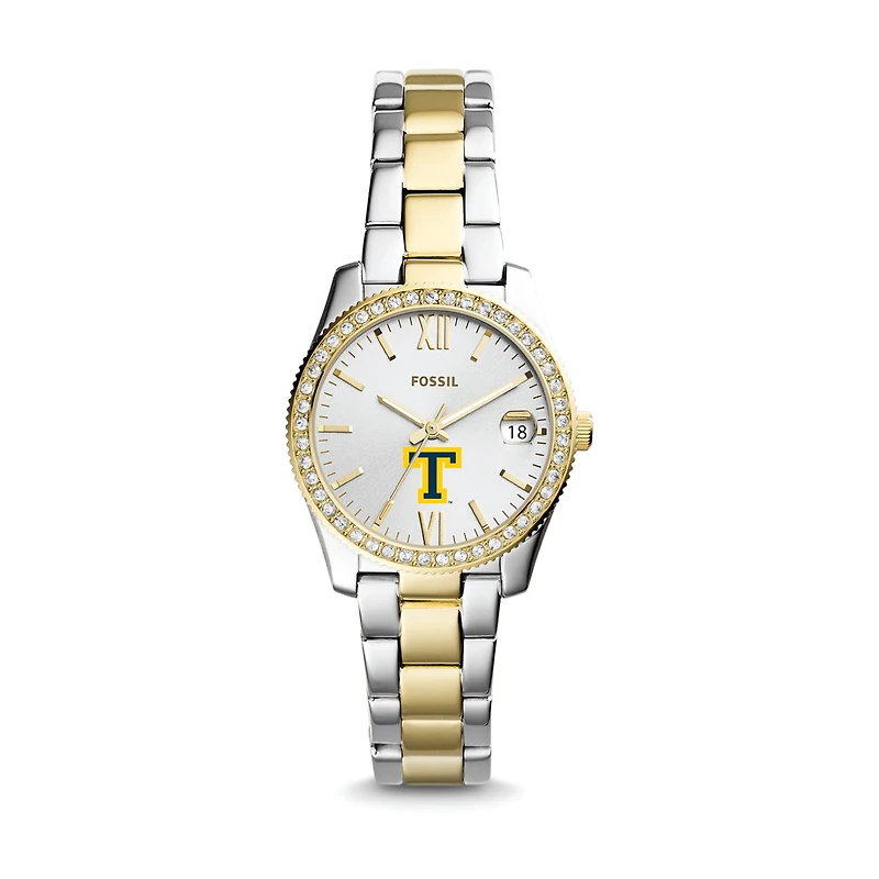 Women's Fossil Trinity Bantams Scarlette Mini Two-Tone Stainless Steel Watch
