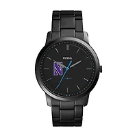 Fossil Northwestern Wildcats The Minimalist Slim Stainless Steel Watch