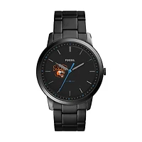 Fossil Rochester Institute of Technology Tigers The Minimalist Slim Stainless Steel Watch