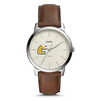 Fossil Tennessee Chattanooga Mocs The Minimalist Brown Leather Watch