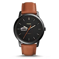 Fossil Boston University The Minimalist Slim Light Brown Leather Watch