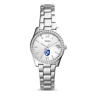 Fossil New Hampshire Wildcats Scarlette Mini Three-Hand Date Watch