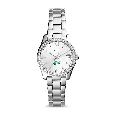 Fossil North Texas Mean Green Scarlette Mini Three-Hand Date Watch
