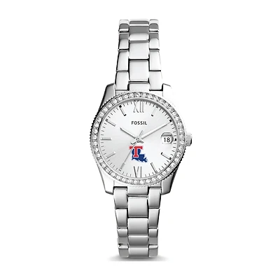 Fossil Louisiana Tech Bulldogs Scarlette Mini Three-Hand Date Watch