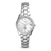 Fossil Kean University Cougars Scarlette Mini Three-Hand Date Watch