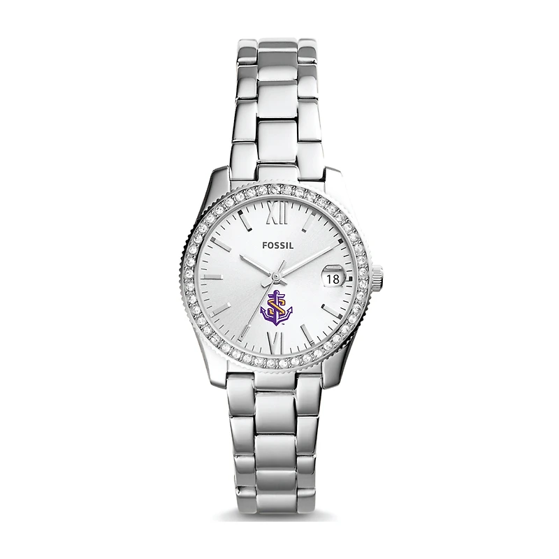 Fossil LSU Shreveport Pilots Scarlette Mini Three-Hand Date Watch