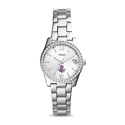 Fossil LSU Shreveport Pilots Scarlette Mini Three-Hand Date Watch