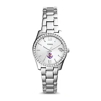 Fossil LSU Shreveport Pilots Scarlette Mini Three-Hand Date Watch