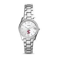 Fossil Santa Clara Broncos Scarlette Mini Three-Hand Date Watch
