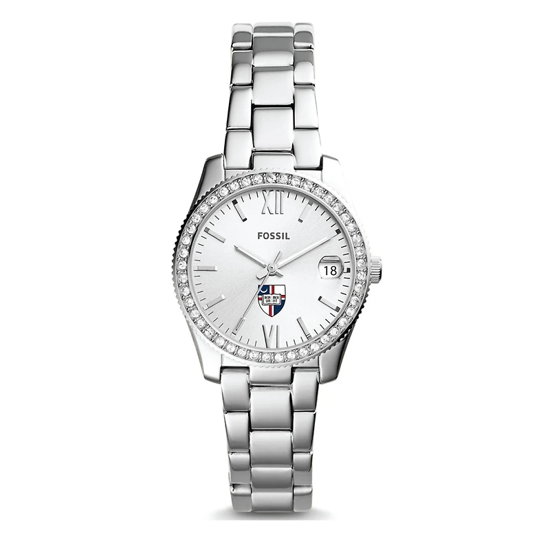 Fossil Catholic University Cardinals Scarlette Mini Three-Hand Date Watch