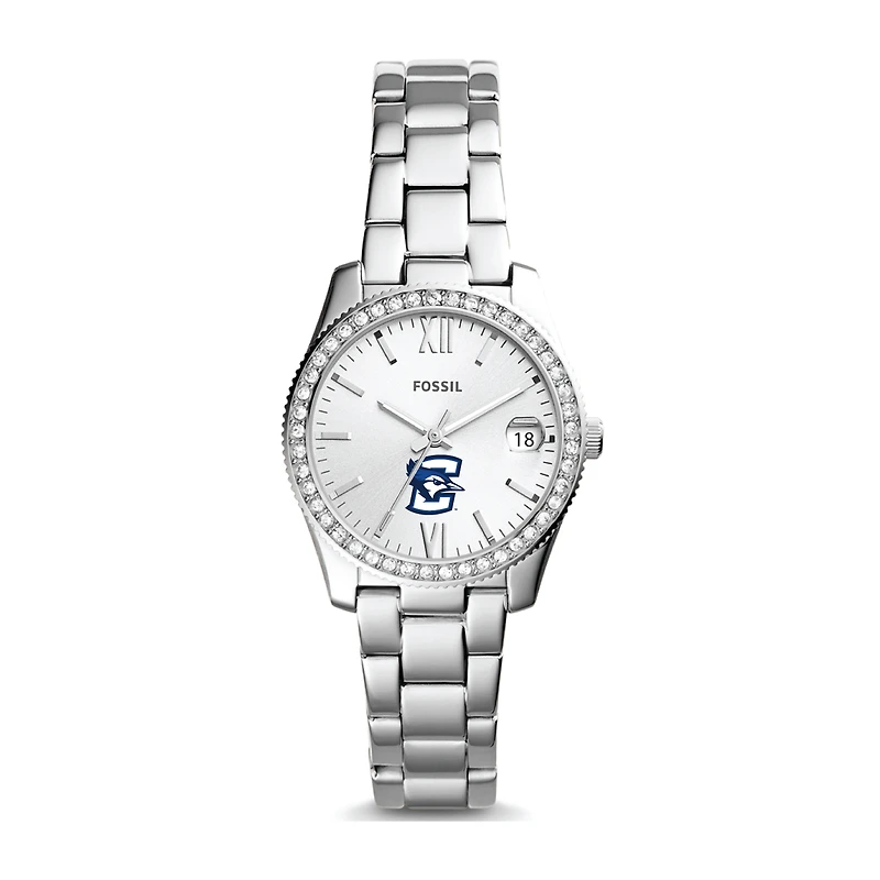 Fossil Creighton Bluejays Scarlette Mini Three-Hand Date Watch