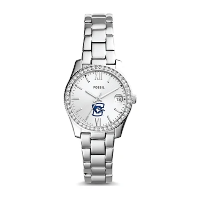 Fossil Creighton Bluejays Scarlette Mini Three-Hand Date Watch