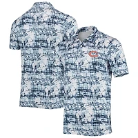 Men's Antigua Navy Chicago Bears Vivid Polo