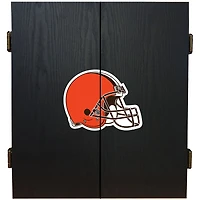 Imperial Cleveland Browns Fans Choice Dartboard Cabinet
