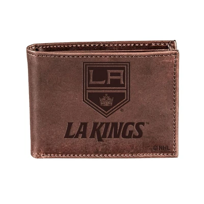 Brown Los Angeles Kings Bifold Leather Wallet