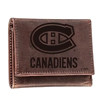 Montreal Canadiens Leather Team Tri-Fold Wallet