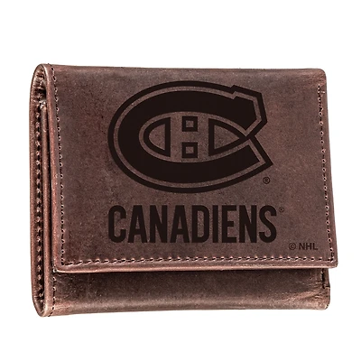 Montreal Canadiens Leather Team Tri-Fold Wallet